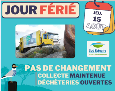 déchèterie 15 août