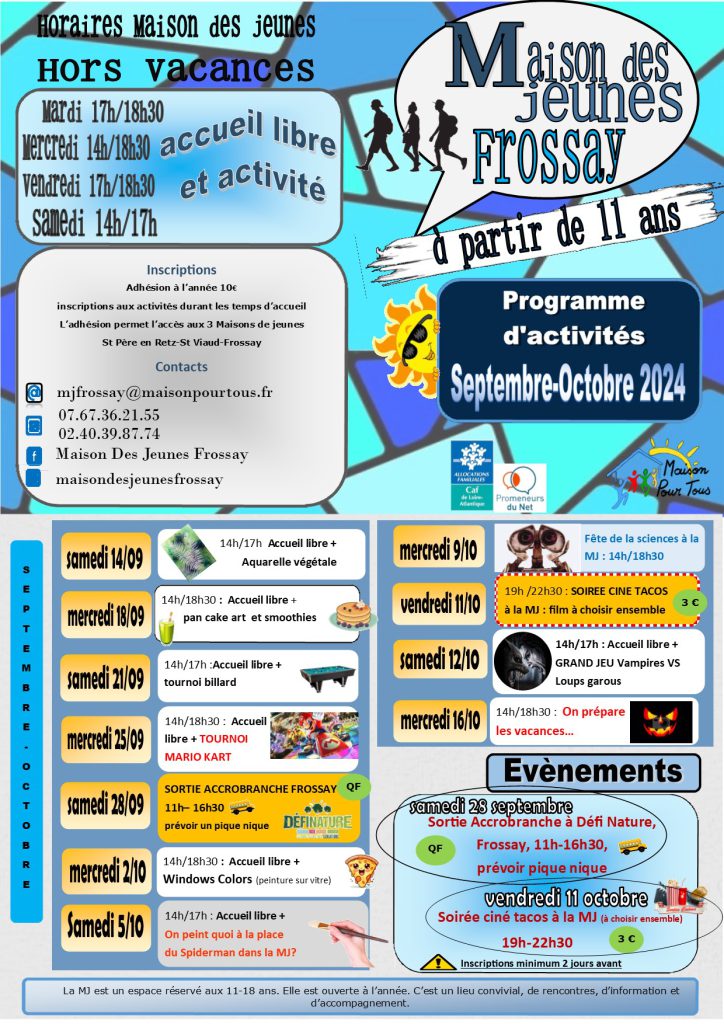 programme inter vacances sept oct.2024