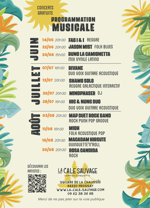 programme la cale sauvage